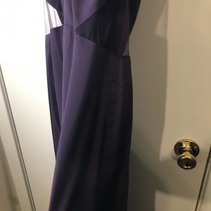 Dark purple formal dress